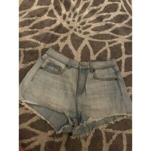 Light Blue Mudd Denim Cut Off Denim Shorts